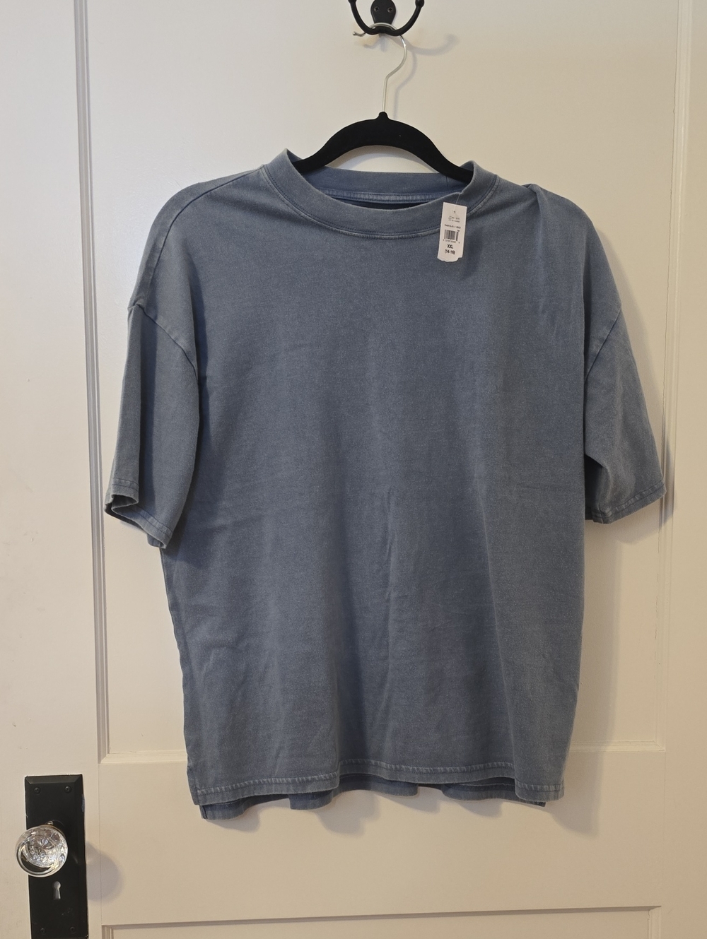 Gap Kids Washed Blue Crewneck T-Shirt